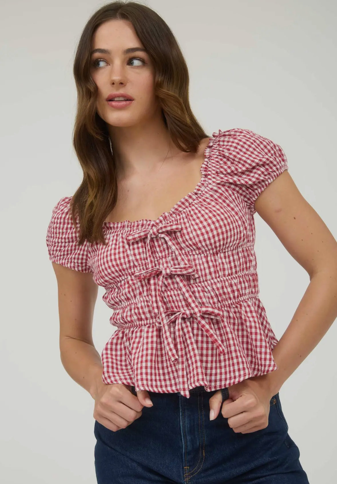 Picnic Crush Gingham Top 🍓
