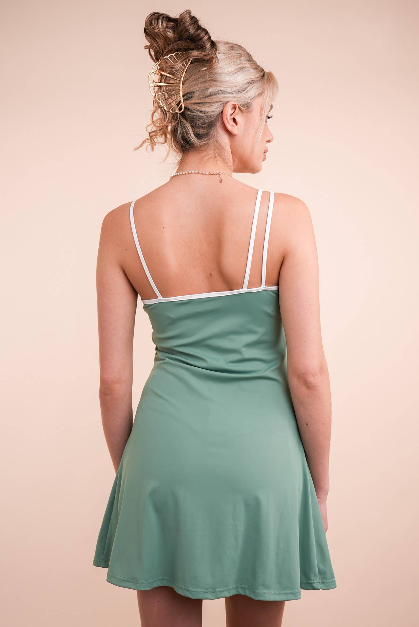 Activewear Mini Dress with Inside Lining