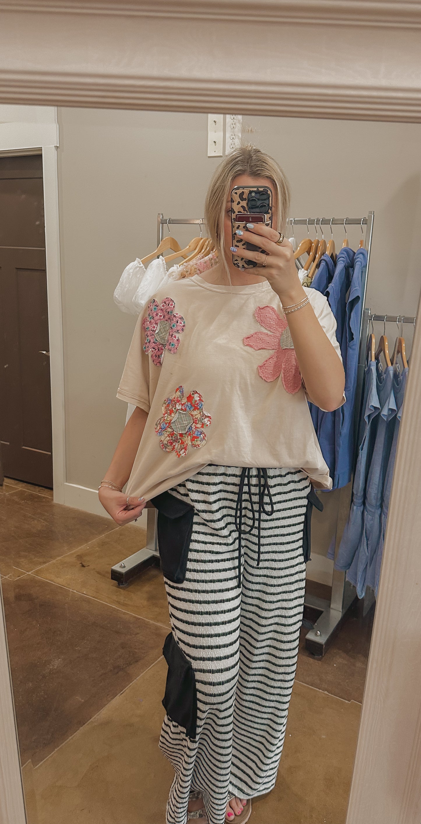 Flower patch tee