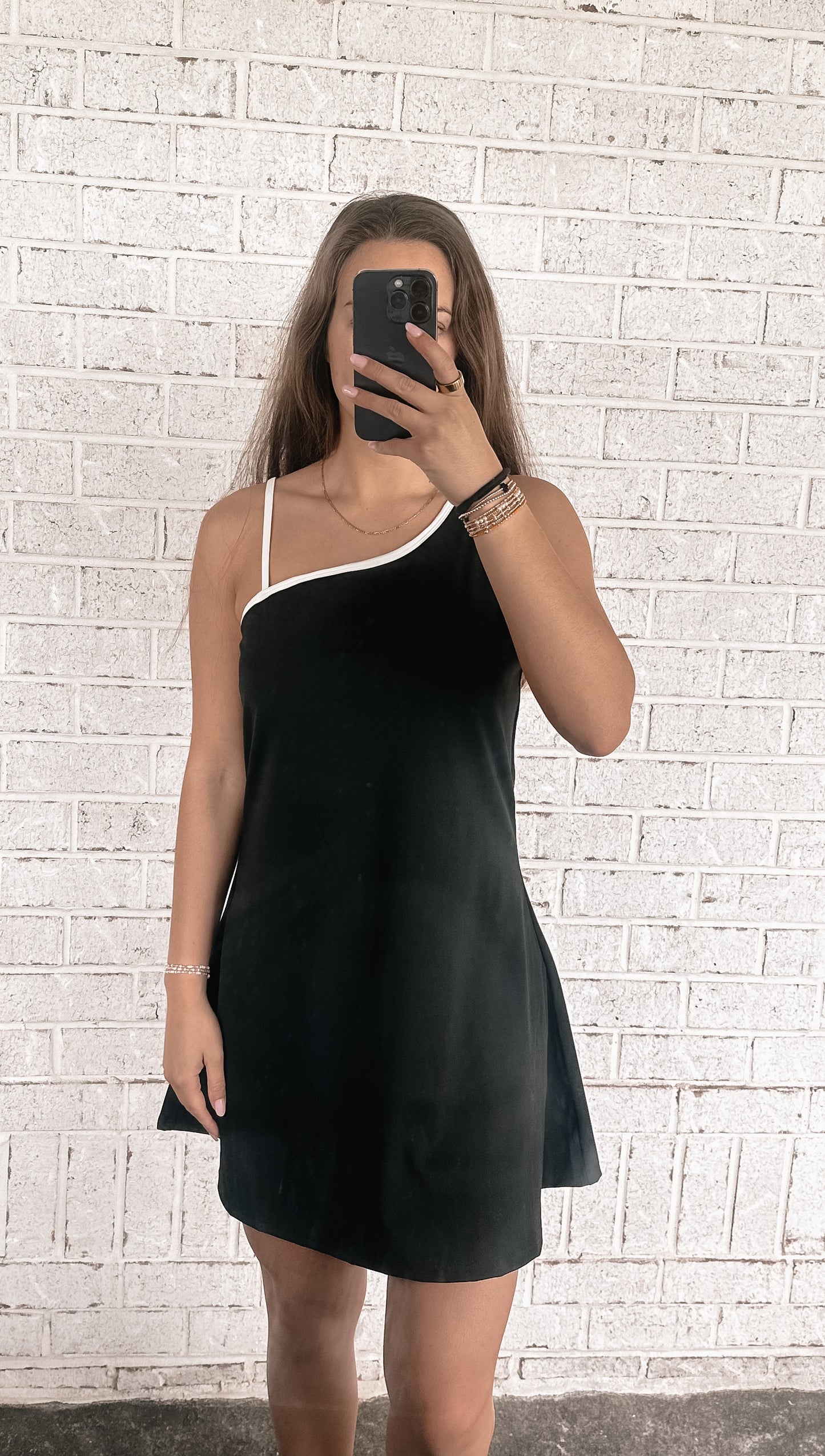 Activewear Mini Dress with Inside Lining