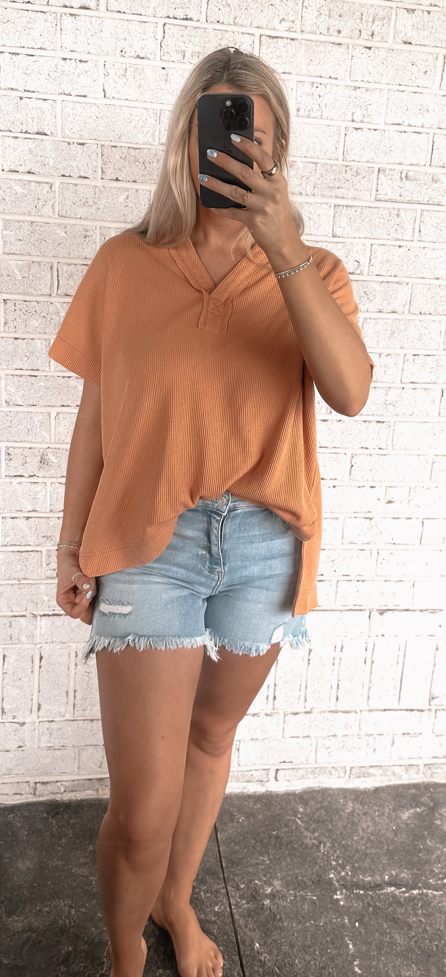 Orange top