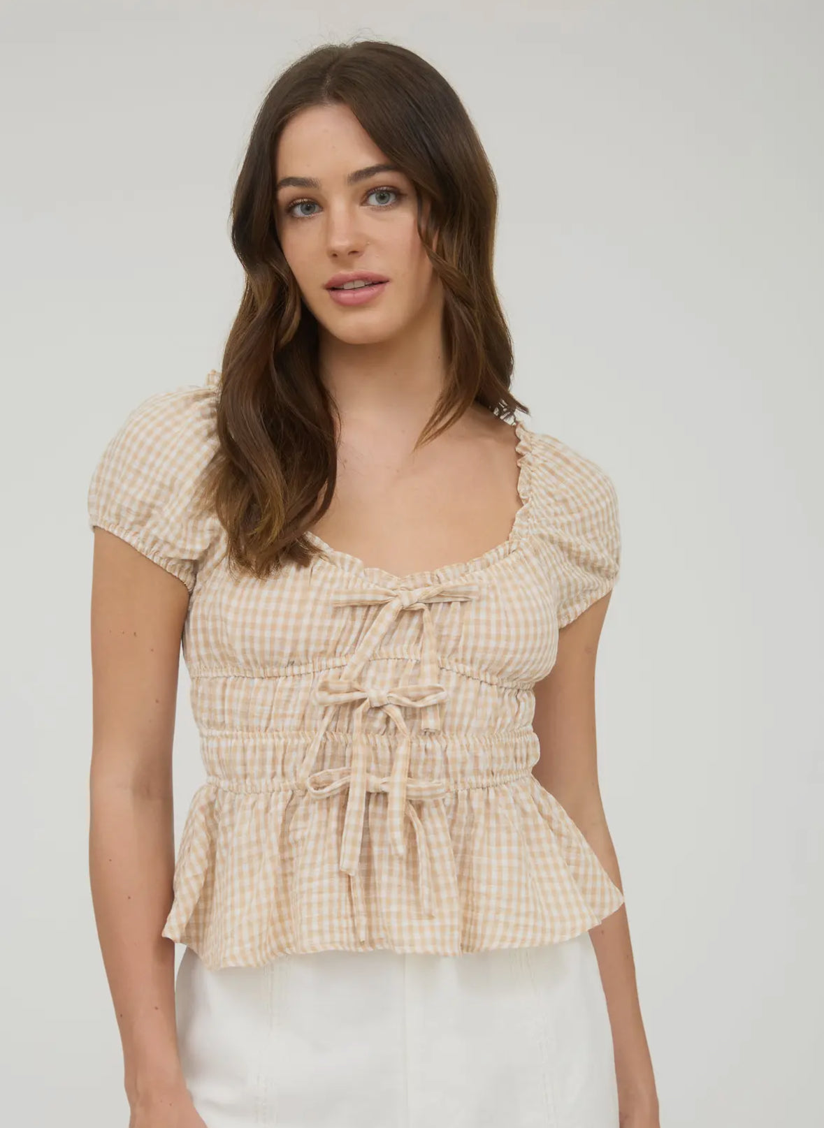 Sweet Tea Gingham Top 🍯