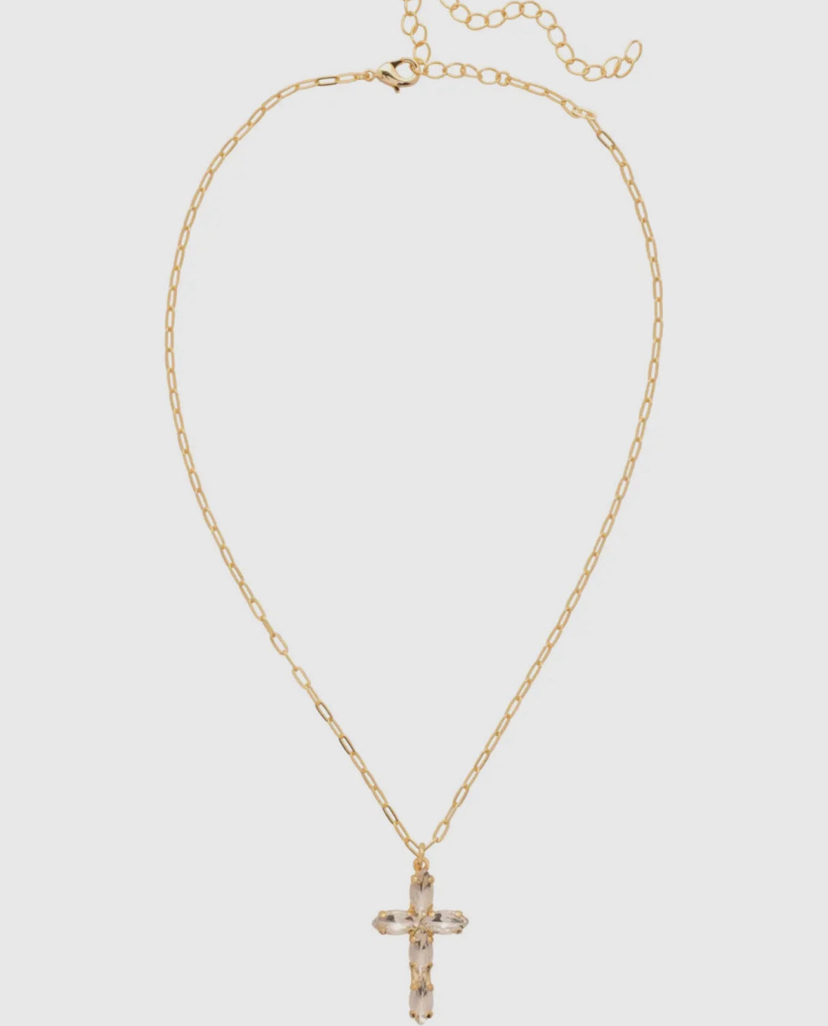 Clarissa Cross pendant necklace