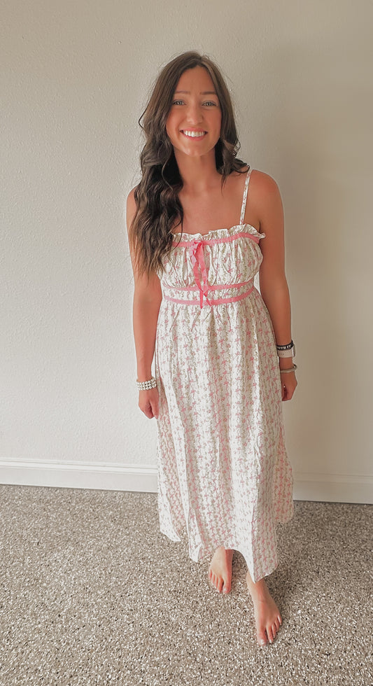 Rose Whispers Maxi Dress 🌸