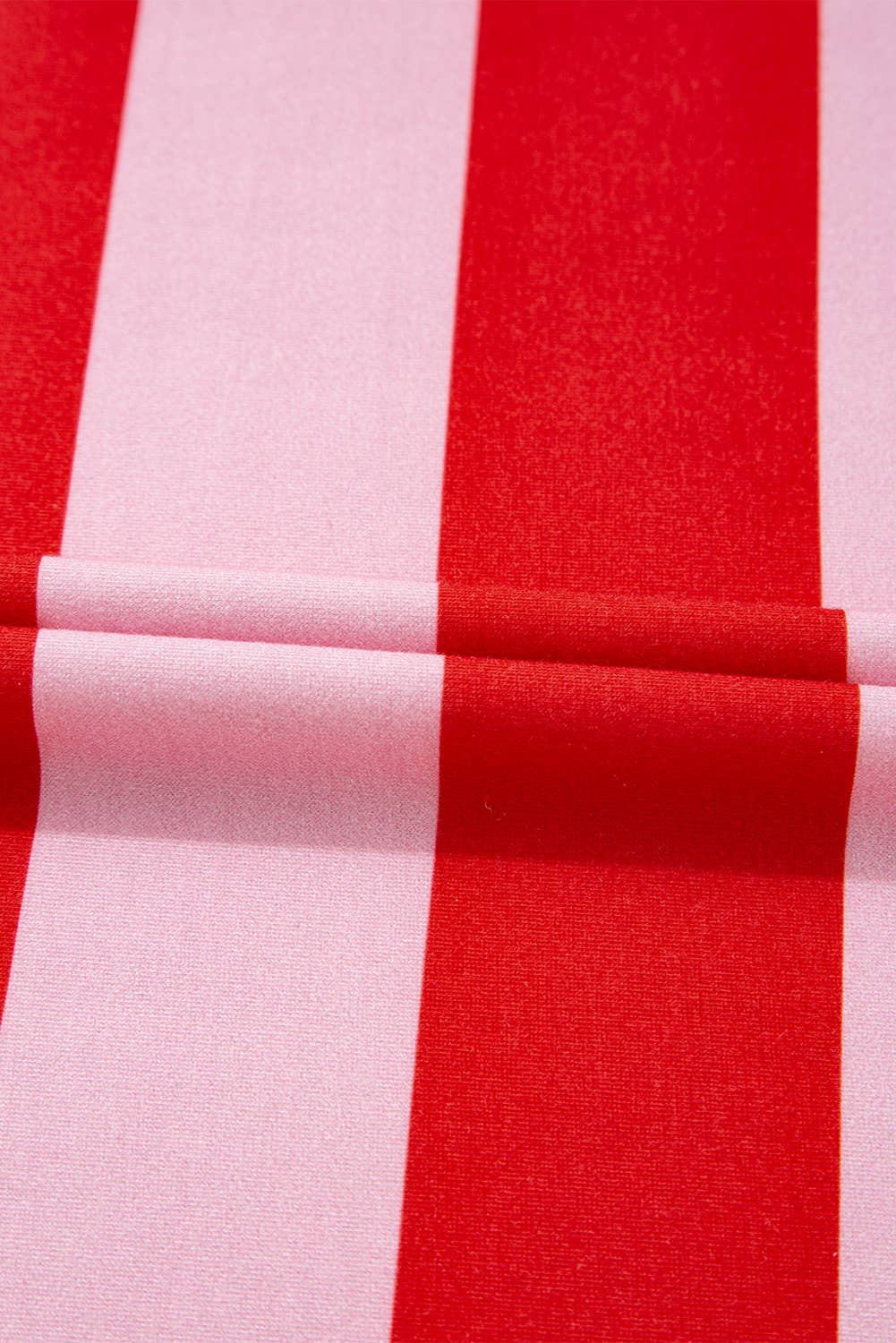Stripe Patchwork Side Split Oversized T Shirt