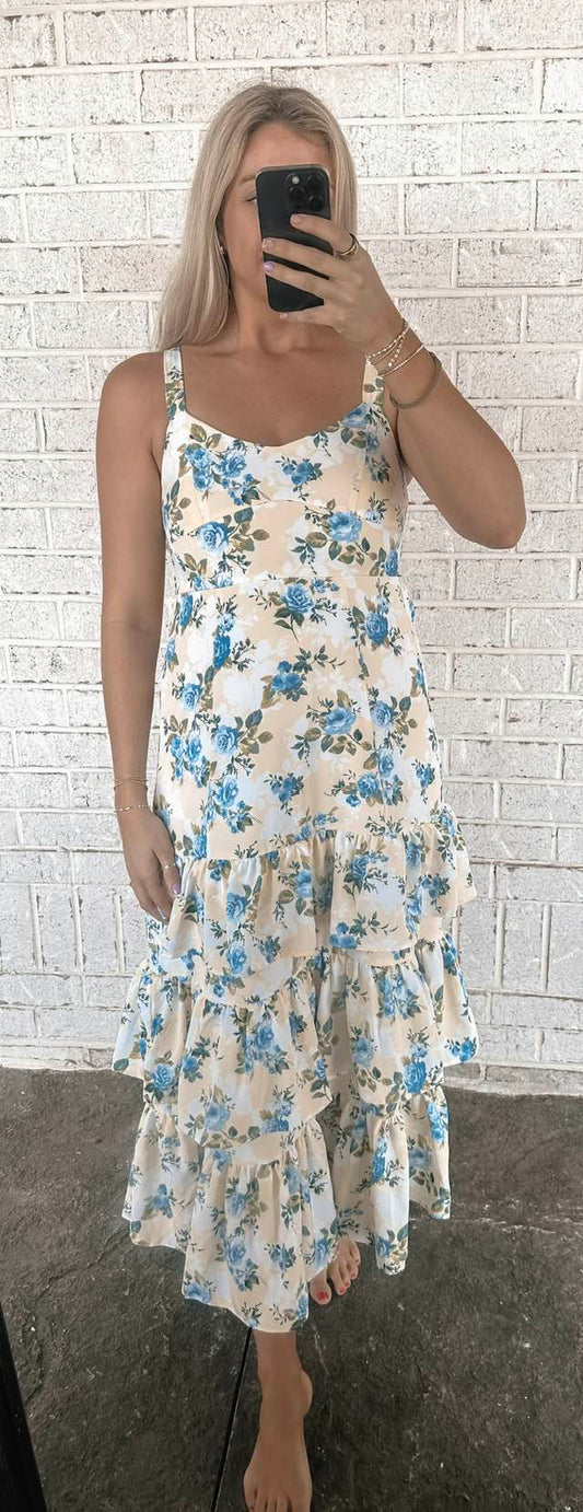 Floral Tiered Dress
